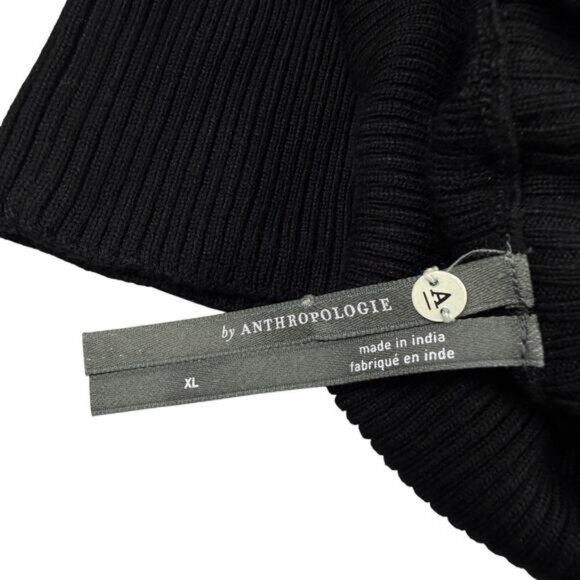 BY ANTHROPOLOGIE Cecilia Puff-Sleeved Turtleneck Sweater Sz XL - Picture 6 of 6